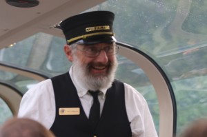 Our train conductor