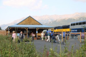 Arriving at the Denali Park Depot